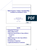 High Frequency Voltage Controlled Ring Oscillators in Standard CMOS