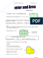 Area and Perimeter of Shapes