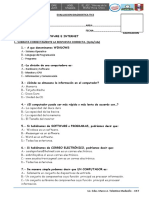 Evaluacion Diagnostica Tics PDF