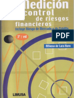 Medicion y Control de Riesgos Financieros - LIBRO DE ALFONSO DE LARA HARO