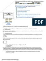 Manual Thread Cutting - Course - Technique For Manual Working of Materials. Trainees' Handbook of Lessons - 7 PDF