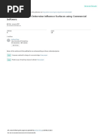 A Practical Method To Determine in Uence Surfaces Using Commercial Software