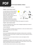 Cuestionario Primera Unidad