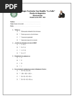 Prueba de Diagnostico de Electrotecnia