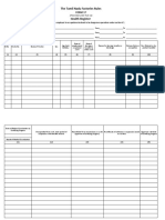 Form 17 - Health Register