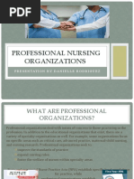 Professional Organizations