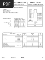 Semiconductor KRC101 KRC106: Technical Data