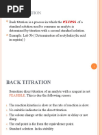 Chapter 4b-Back Titration