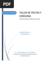 TALLER DE FRUTAS y Hortalizas 2017