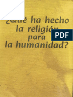 1951 (1953) - ¿Qué Ha Hecho La Religión para La Humanidad PDF