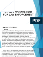 Stress Management For Law Enforcement Final