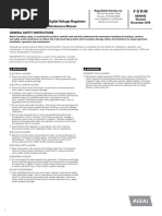 DVR 2400 and DVR 2500 Digital Voltage Regulator: Installation, Operation and Maintenance Manual