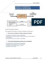 Cours Bac S Si - Acquerir L Information - Les Capteurs PDF