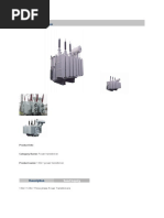 132kV Power Transformer