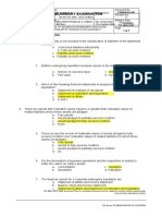 Preliminary Examination: Multiple Choice