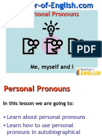 Personal Pronouns (TES)