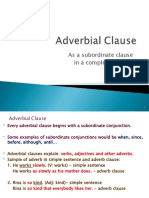 Adverbial Clause