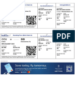 Ccu Bbi: Boarding Pass (Web Check In) WWW - Goindigo.In