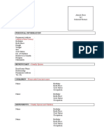 John Doe: Personal Information