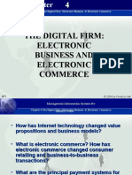 The Digital Firm: Electronic Business and Electronic Commerce