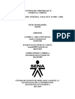 Evidencia 3 Dise o Cuadro de Mando Integral o Balance Score Card PDF