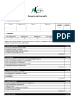 Evaluación de Desempeño