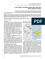 Testing of An Electronically Controlled Engine With A Gasoline Direct Injection System