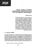 Esteban Krotz - Utopia Asombro y Alteridad PDF