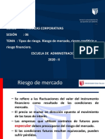 Sesión - N°6 Tipos de Riesgo. Riesgo de Mercado, Riesgo Crediticio y Riesgo Financiero.