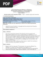 Activity Guide and Evaluation Rubric - Task 4 - Speech Sounds and Semantics