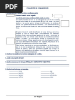 Evaluación Trimestral - 3°