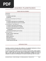 Chaines Planetaires PDF