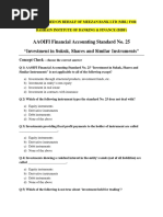 AAOIFI FAS 25 - Quiz (MBL To BIBF)