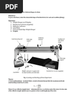 Experiment No: - 03 Name of Experiment Objectives: - : 2. Standard Set of Struts (Supplied)