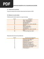 Ejemplo para El QFD