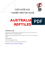 March Australian Reptiles