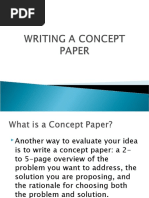 Writing A Concept Paper