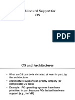 Architectural Support For OS