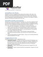 Quickoffice® For Iphone: - Provides Rich Features To Transfer Files Between Your