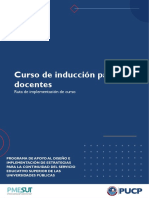 Ruta Implementación Induccion Profes Moodle PUCP