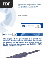 Approaches To The Qualification of CPS Drive SHEM-3 For Hanhikivi-1 NPP