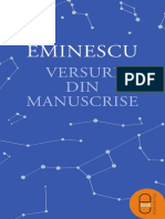 Eminescu - Versuri Din Manuscrise PDF