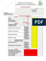 1° Ficha de Aptitud Física