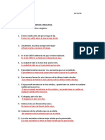 Cambiar Las Oraciones de Afirmativas A Negativas