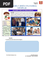 2° Grado José, María y Jesús Una Familia Ejemplar - Prof. Dalia Rodrígez Arca