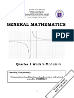 General Mathematics: Quarter 1 Week 2 Module 3