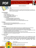 Science 8 Module 10 Intensity and Magnitude