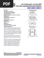 AD8613 AD8617 AD8619: Low Cost Micropower, Low Noise CMOS Rail-to-Rail, Input/Output Operational Amplifiers