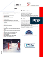 Fosroc Nitocote CM210: Uses Standards Compliance