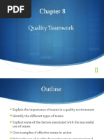 Quality Teamwork: Quality & Performance Excellence, 8 Edition